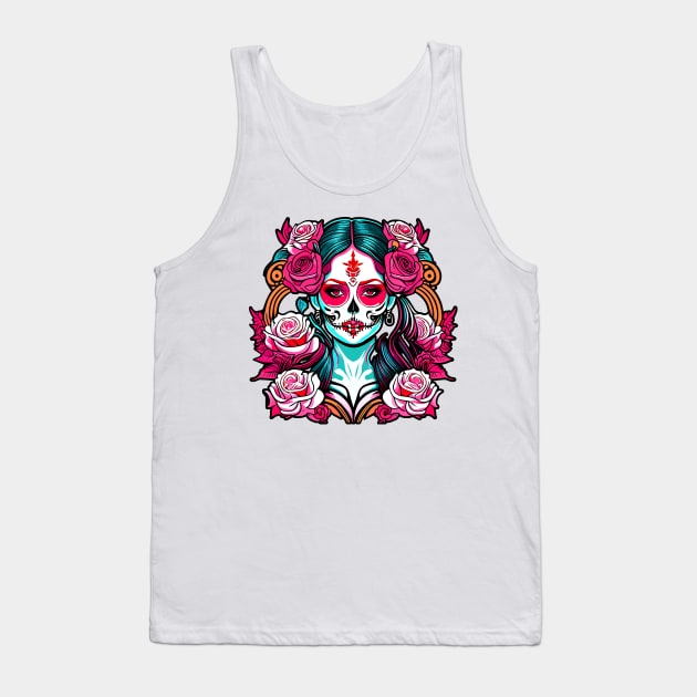 Santa muerte lady Tank Top by RedGraph